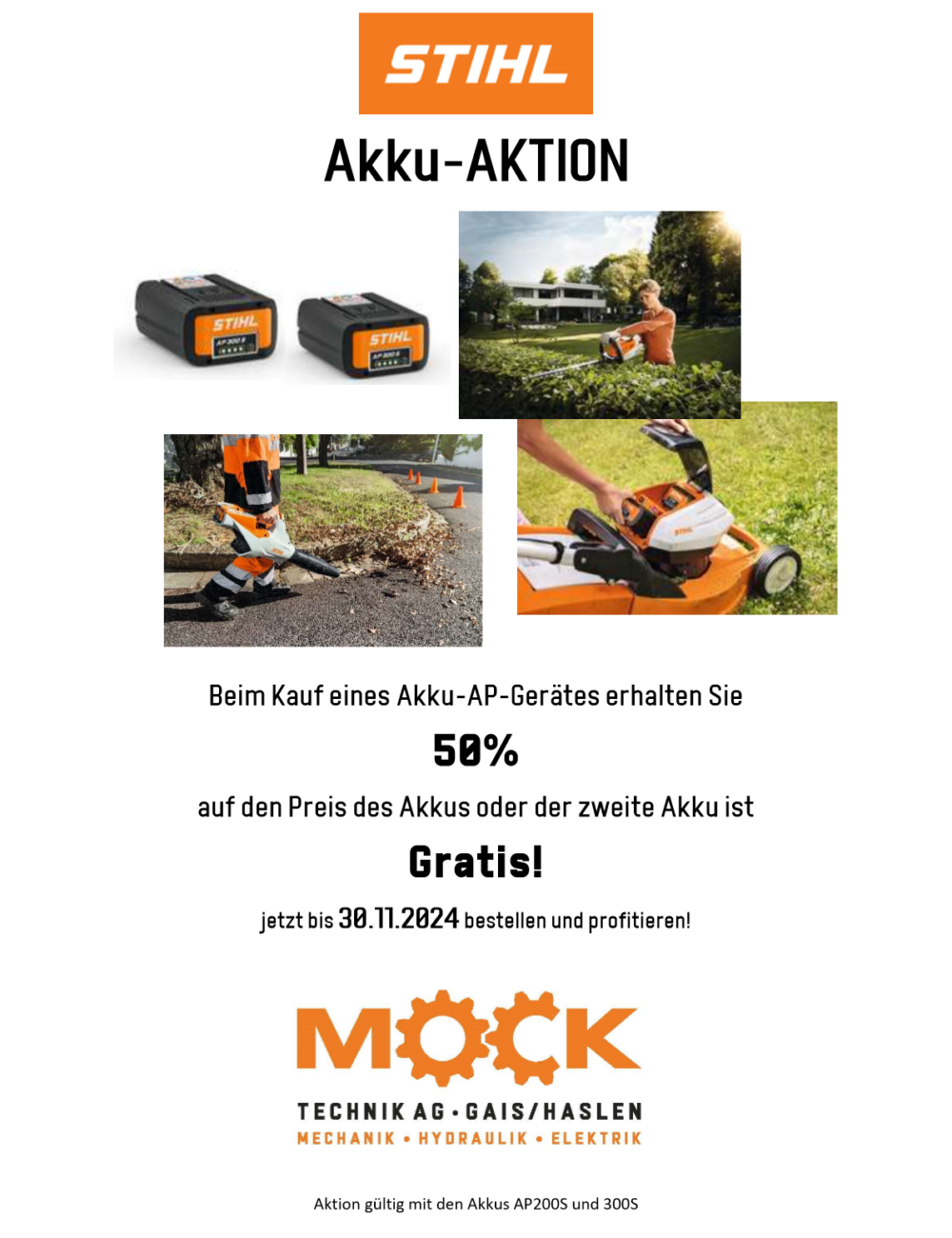 STIHL Akku-Herbstaktion 2024